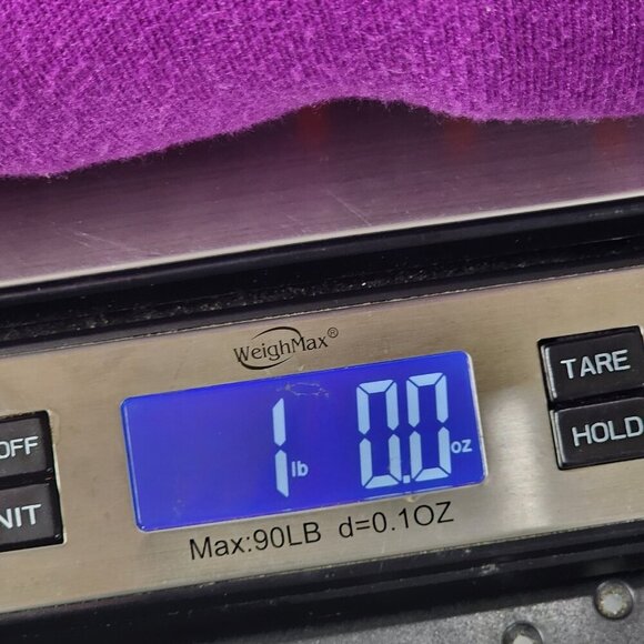 Ann Taylor Fair Isle Turtleneck Sweater Womens Large Purple Red Balloon Sleeve - Picture 13 of 13